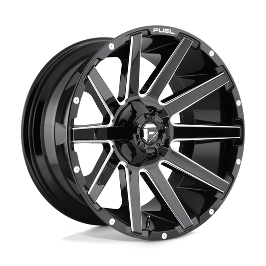 Fuel 1 Pc D615 Contra Gloss Black Milled