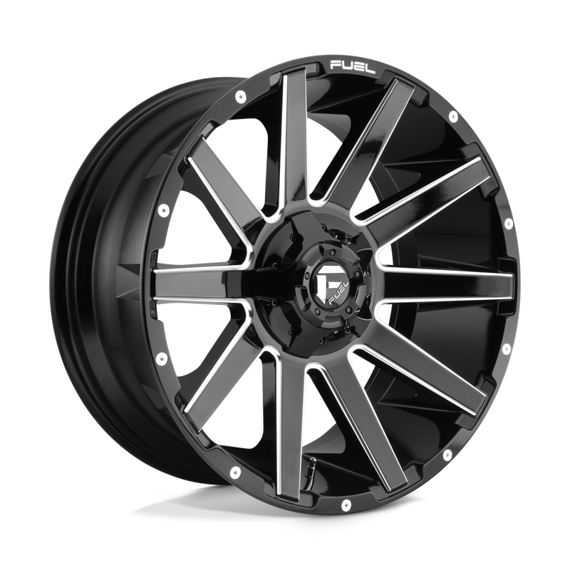 Load image into Gallery viewer, Fuel 1 Pc D615 Contra Gloss Black Milled
