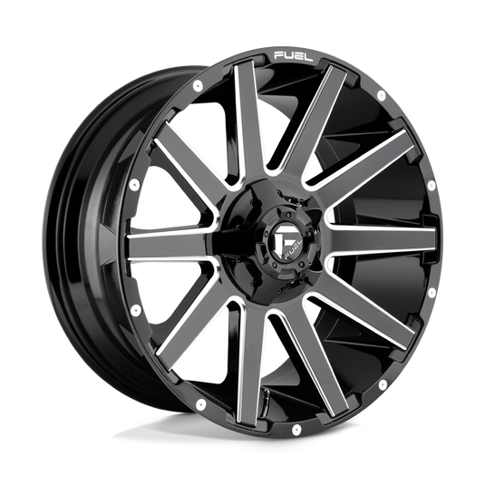 Fuel 1 Pc D615 Contra Gloss Black Milled