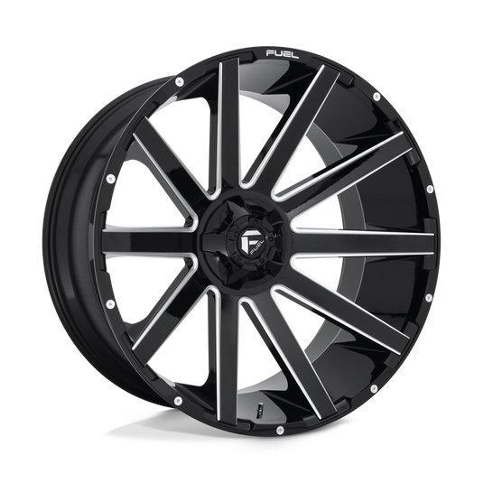 Fuel 1 Pc D615 Contra Gloss Black Milled