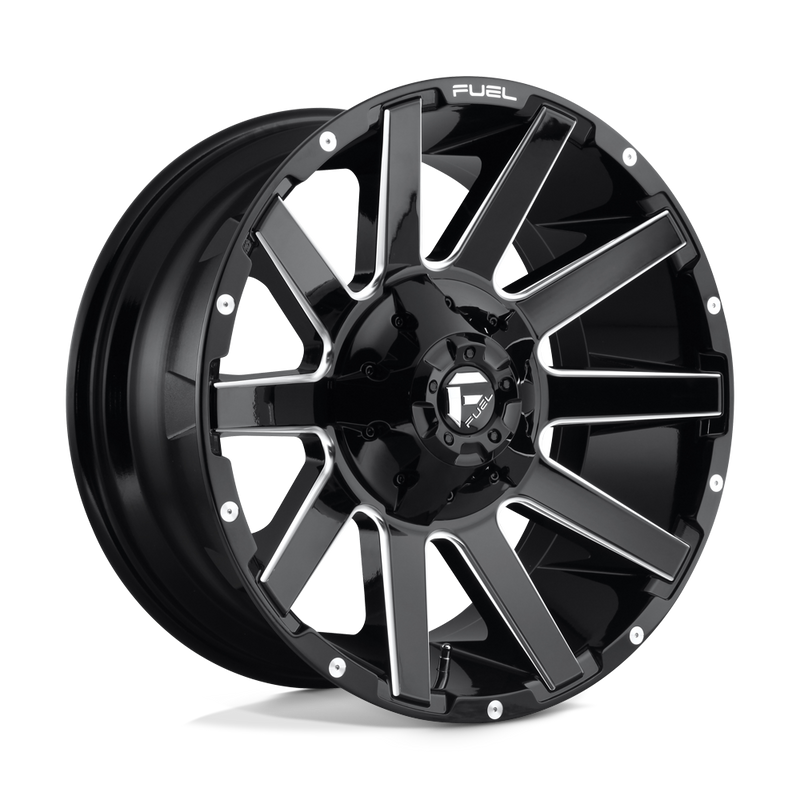 Load image into Gallery viewer, Fuel 1 Pc D615 Contra Gloss Black Milled
