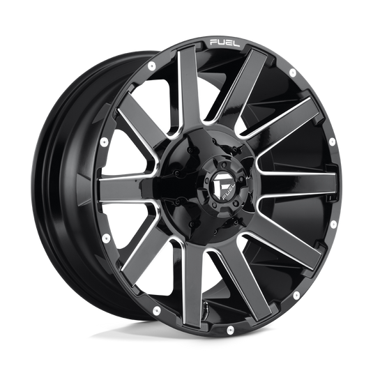 Fuel 1 Pc D615 Contra Gloss Black Milled