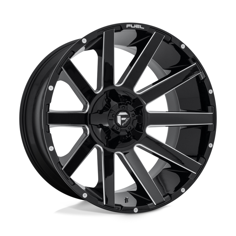 Load image into Gallery viewer, Fuel 1 Pc D615 Contra Gloss Black Milled
