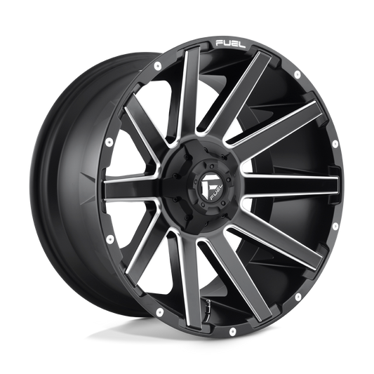 Fuel 1 Pc D616 Contra Matte Black Milled
