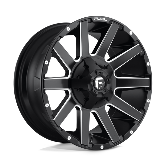 Fuel 1 Pc D616 Contra Matte Black Milled
