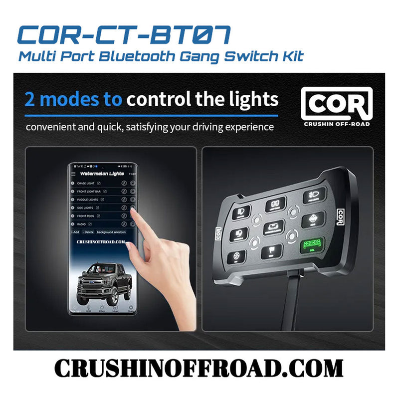 Load image into Gallery viewer, 8 Port Multi-Switch Bluetooth Panel System Control Kit
