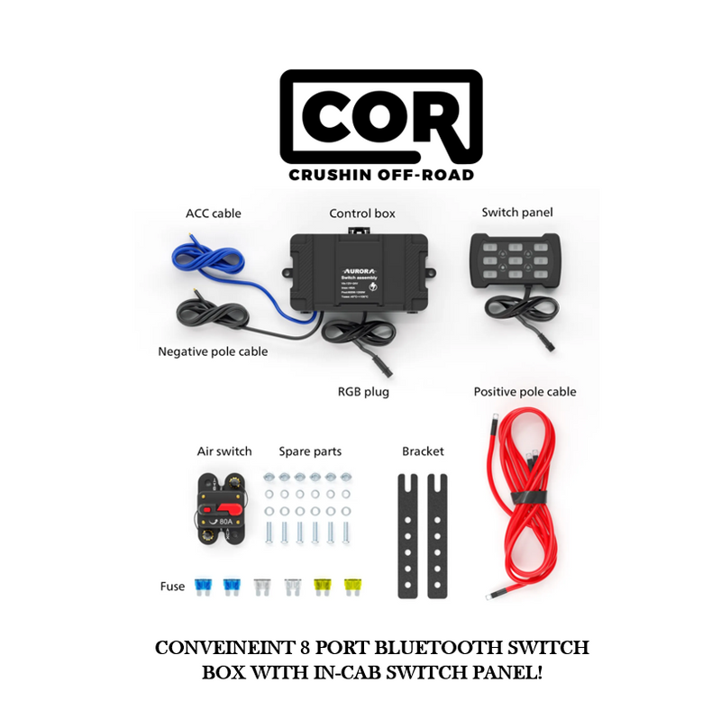 Load image into Gallery viewer, 8 Port Multi-Switch Bluetooth Panel System Control Kit
