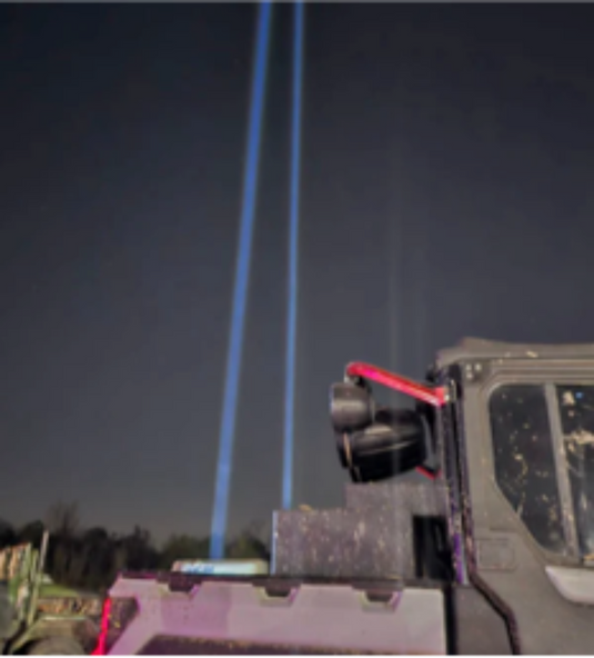 1 Pair of X-Beam Laser LED Alien Finders, Lights Only
