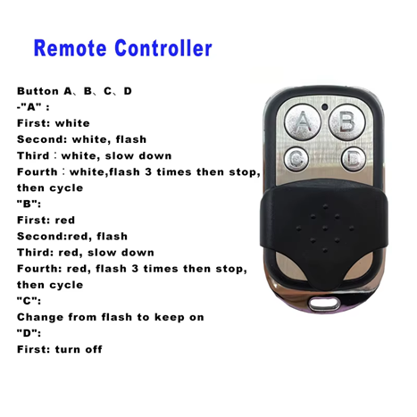 2" Amber-White Dual Color Square Pod LED Spot-Strobing Kit, with Remote