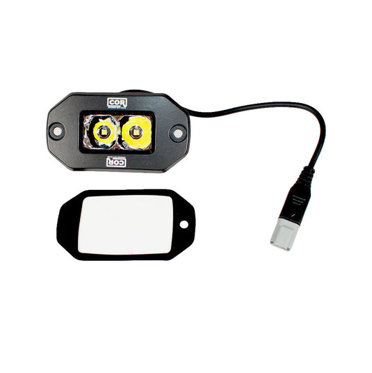 2" x 1" Compact Flush Mount 20° Spot Pattern LED