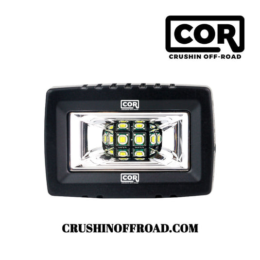 2" x 1"- 40w LED Compact Pod Light, Spot Pattern, 2200 lm