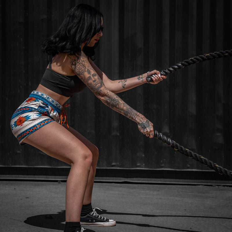 Load image into Gallery viewer, Women’s Studio Flex Training &amp; Recovery Shorts | 4"
