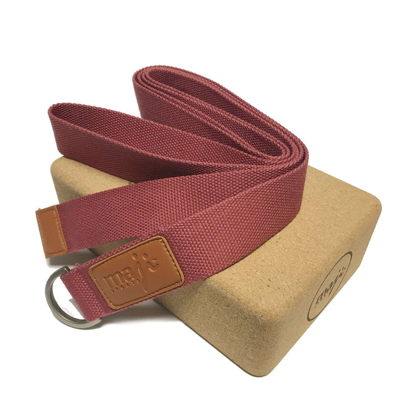 Load image into Gallery viewer, Cork Yoga Block &amp; Strap Combo
