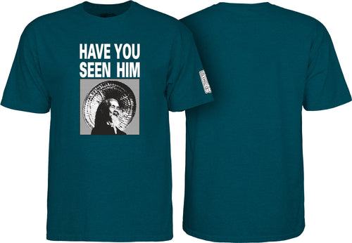 Powell Peralta Have You Seen Him T-shirt - Midnight Teal
