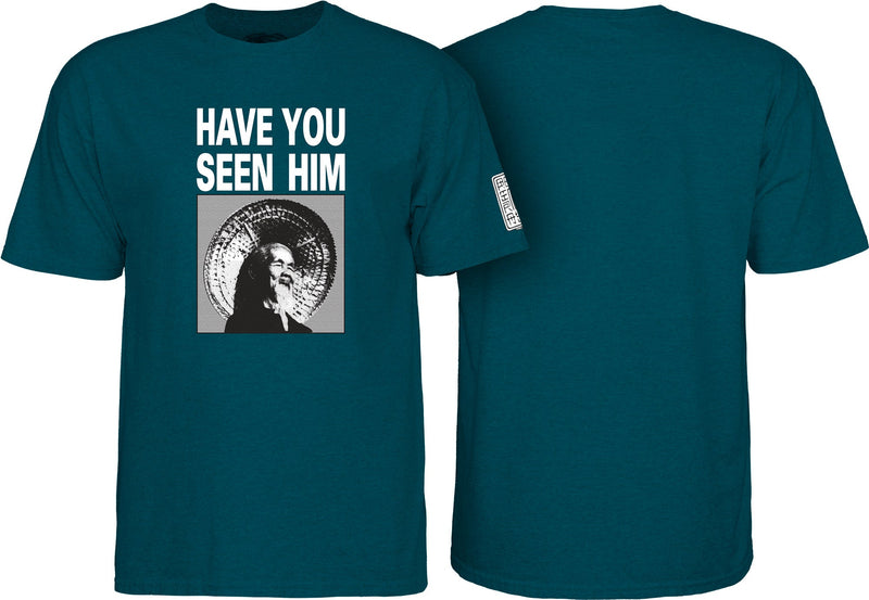 Load image into Gallery viewer, Powell Peralta Have You Seen Him T-shirt - Midnight Teal

