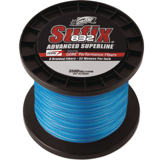 Sufix 832 Braid - 50lb - Coastal Camo - 3500 yds - Skoutley Outdoors LLC