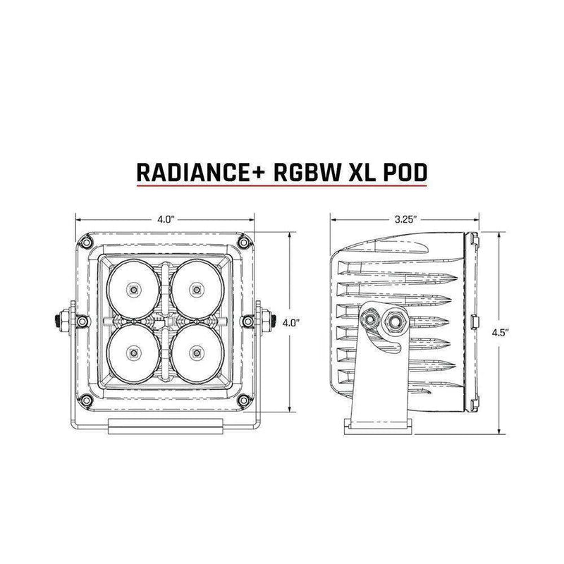 Load image into Gallery viewer, RIGID Industries XL Radiance + Light Pod - RGBW - Pair - Skoutley Outdoors LLC
