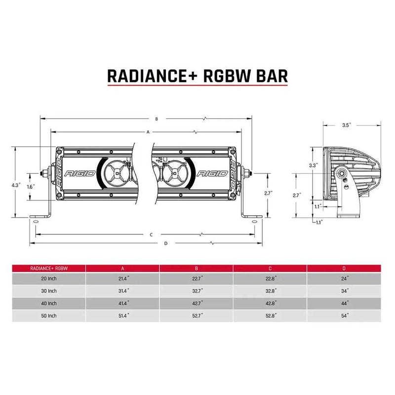 Load image into Gallery viewer, RIGID Industries Radiance + 40&quot; Light Bar - RGBW - Skoutley Outdoors LLC
