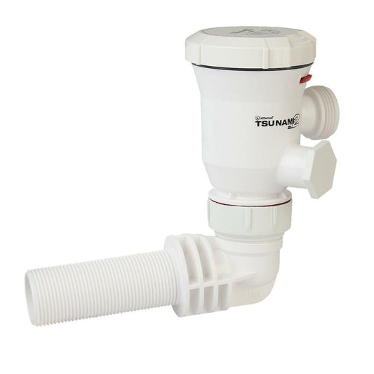 Attwood Tsunami Mk2 T1200 Aerator - 12V - 90-Degree Inlet - Skoutley Outdoors LLC