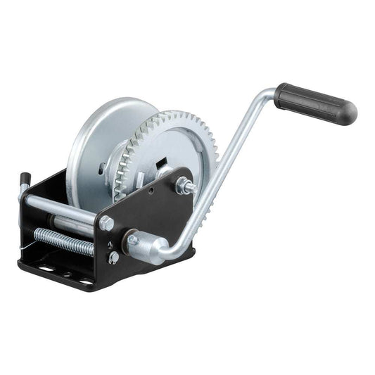 CURT Hand Crank 1700 lb. Winch - 8" Handle - Skoutley Outdoors LLC