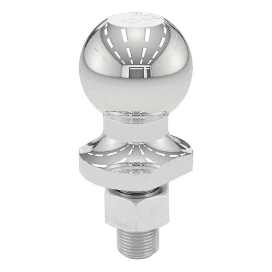 CURT 1-7/8" Trailer Ball - 3/4" x 1-5/8" Shank - 2,000 lb. Capacity - Chrome - Skoutley Outdoors LLC