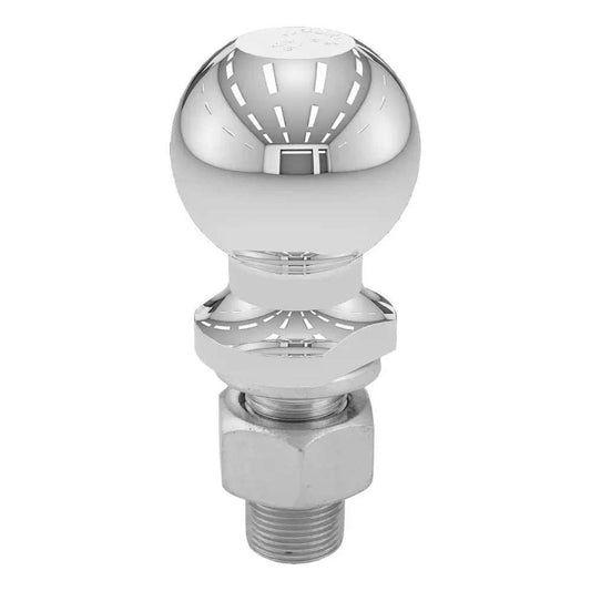 CURT 2-5/16" Trailer Ball - 1" x 2-1/8" Shank - 7,500 lb. Capacity - Chrome - Skoutley Outdoors LLC