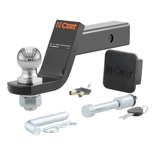 CURT Towing Starter Kit w/2" Ball - 2" Shank - 7,500 lbs - 4" Drop - Skoutley Outdoors LLC