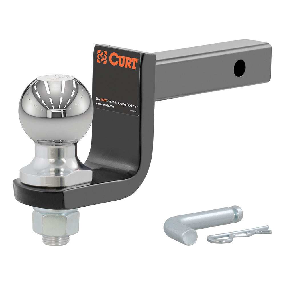 CURT Towing Starter Kit w/2" Ball - 1-1/4" Shank - 3-1/4" Drop - 3,500 lbs - Skoutley Outdoors LLC
