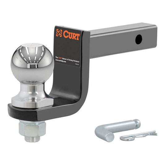 CURT Towing Starter Kit w/2" Ball - 1-1/4" Shank - 3-1/4" Drop - 3,500 lbs - Skoutley Outdoors LLC