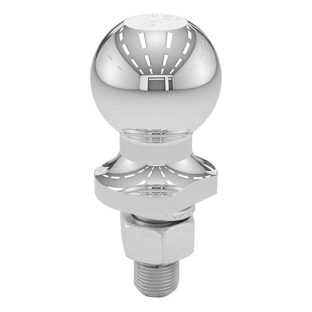 CURT 2" Trailer Ball - 3/4" x 1-3/4" Shank - 3,500 lbs. - Chrome - Skoutley Outdoors LLC