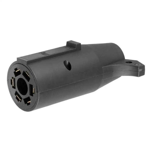 CURT Adapter - 7-Way RV Blade to 6-Way Round Trailer - Center Pin Auxiliary - Skoutley Outdoors LLC