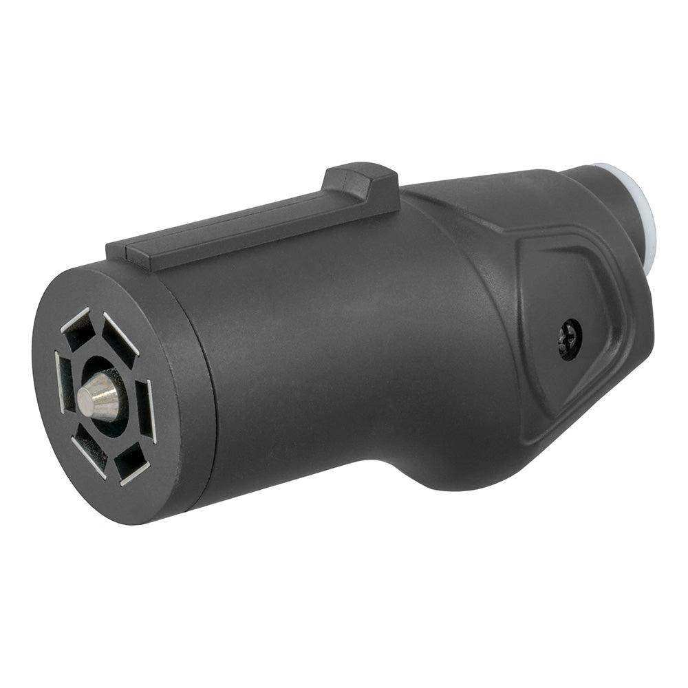 CURT Heavy-Duty 7-Way RV Blade Connector Plug - Trailer Side - Skoutley Outdoors LLC