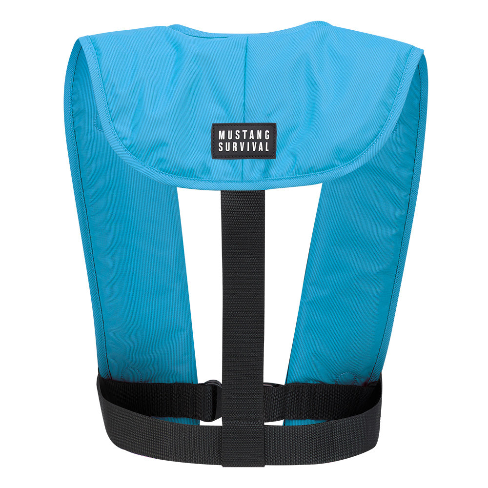 Mustang MIT 70 Manual Inflatable PFD - Azure (Blue) - Skoutley Outdoors LLC