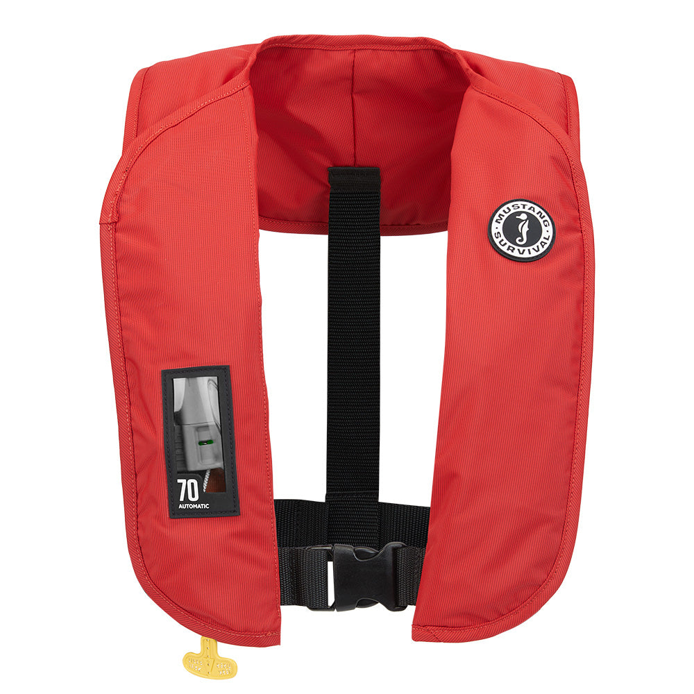 Mustang MIT 70 Automatic Inflatable PFD - Red - Skoutley Outdoors LLC