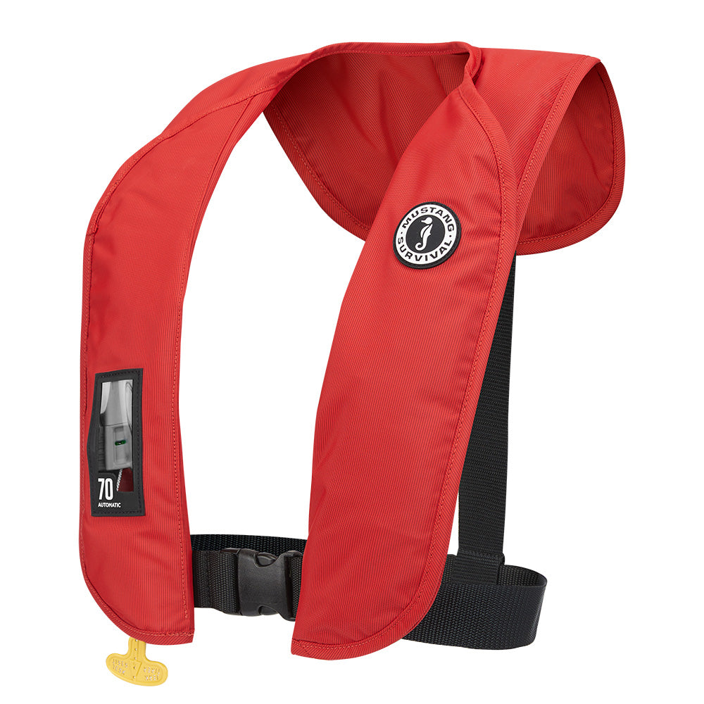 Mustang MIT 70 Automatic Inflatable PFD - Red - Skoutley Outdoors LLC