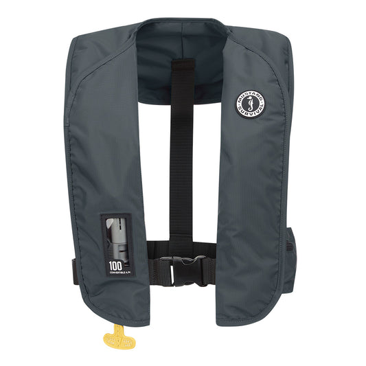 Mustang MIT 100 Convertible Inflatable PFD - Admiral Grey - Skoutley Outdoors LLC
