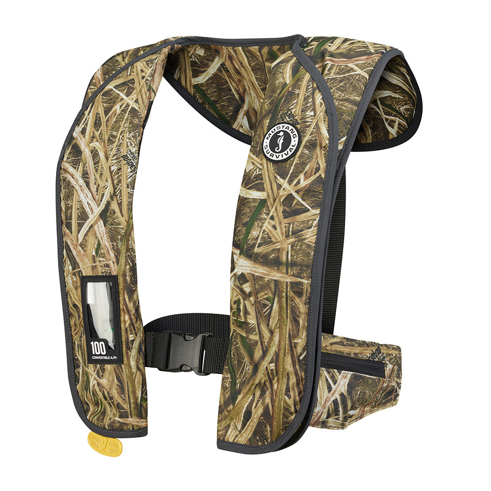 Mustang MIT 100 Convertible Inflatable PFD - Camo - Skoutley Outdoors LLC