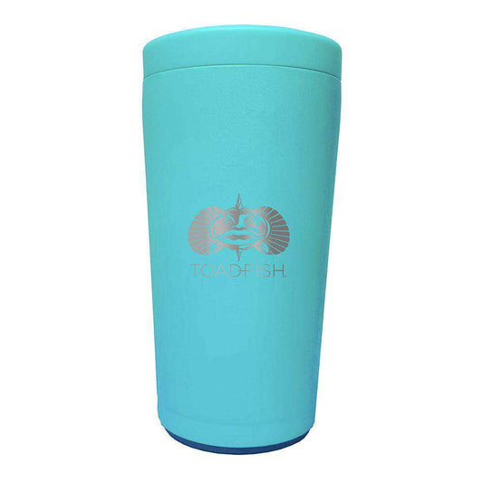 Toadfish Non-Tipping Can Cooler 2.0 - Universal Design - Teal - Skoutley Outdoors LLC