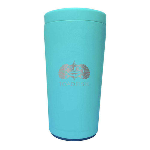 Toadfish Non-Tipping Can Cooler 2.0 - Universal Design - Teal - Skoutley Outdoors LLC