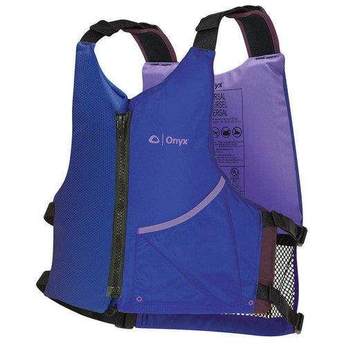 Onyx Universal Paddle PFD Life Jacket - Adult - Blue/Purple - Skoutley Outdoors LLC