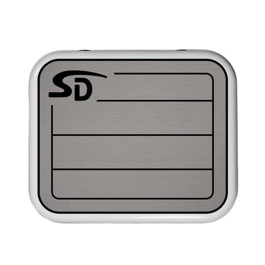 SeaDek YETI Roadie 24 Teak Cooler Pad - 6mm - Storm Grey/Black - Skoutley Outdoors LLC