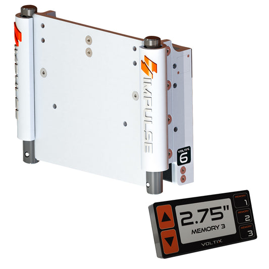 IMPULSE XL 6" Set Back Electric Jack Plate w/Smart Control - White Cerakote - Skoutley Outdoors LLC