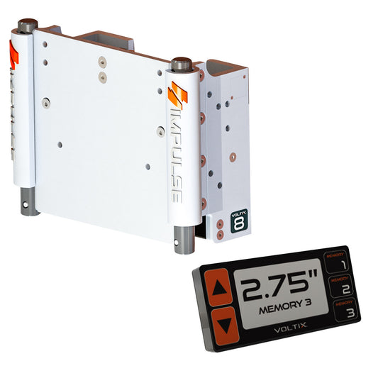 IMPULSE XL 8" Set Back Electric Jack Plate w/Smart Control - White Cerakote - Skoutley Outdoors LLC