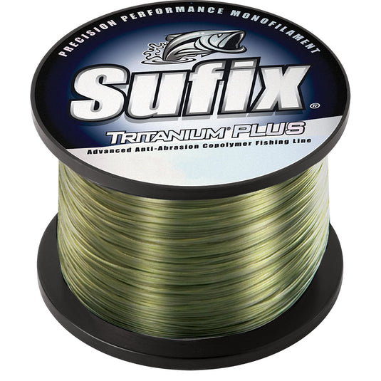 Sufix Tritanum Plus™ - 17lb - Dark Green - 840 yds - Skoutley Outdoors LLC