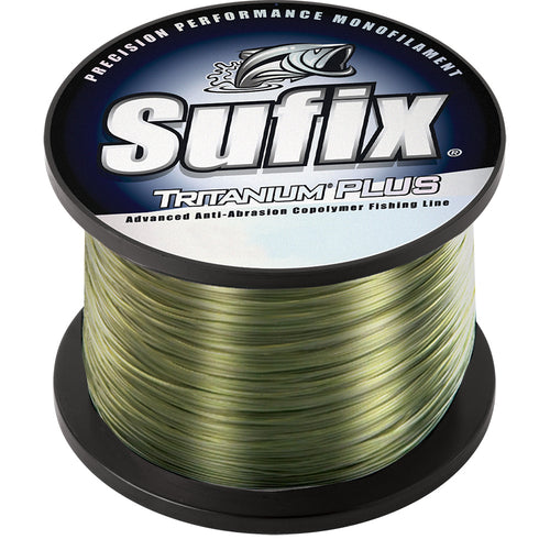 Sufix Tritanum Plus™ - 40lb - Dark Green - 370 yds - Skoutley Outdoors LLC