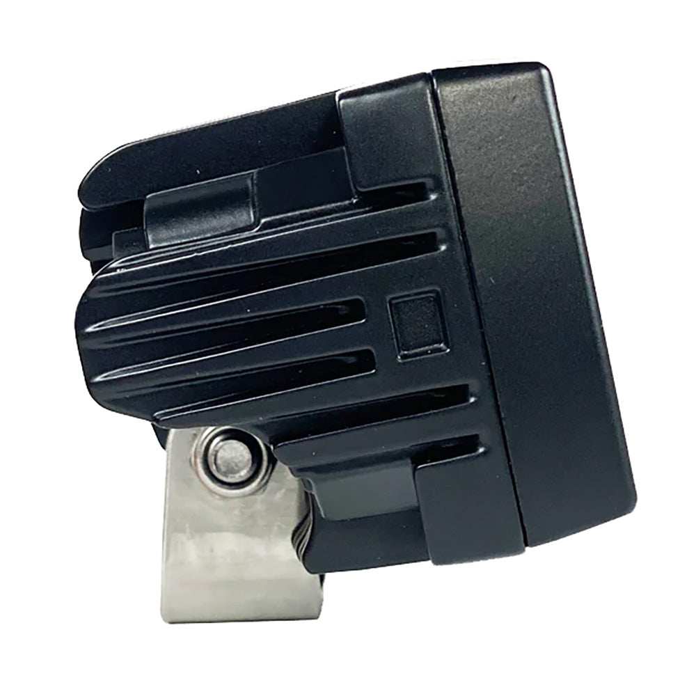 Black Oak 4" Marine Spreader Light Flood Scene LED Pro Series 3.0 - Black - Skoutley Outdoors LLC