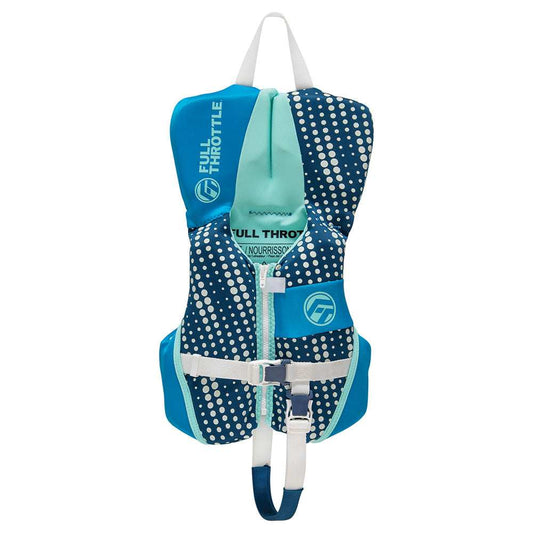 Full Throttle Infant Rapid-Dry Flex-Back Life Jacket - Aqua - Skoutley Outdoors LLC