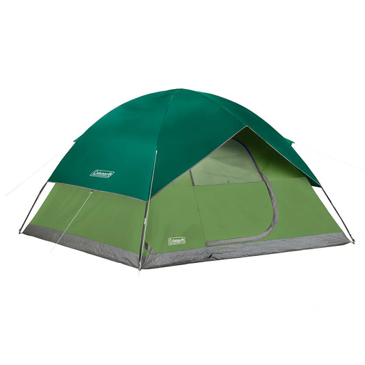 Coleman Sundome 6-Person Camping Tent - Spruce Green - Skoutley Outdoors LLC