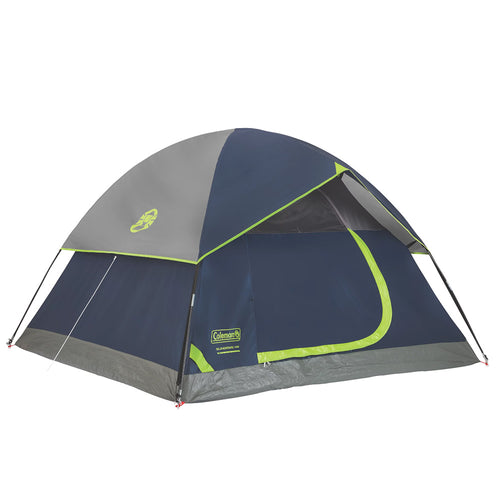 Coleman Sundome 4-Person Camping Tent - Navy - Skoutley Outdoors LLC