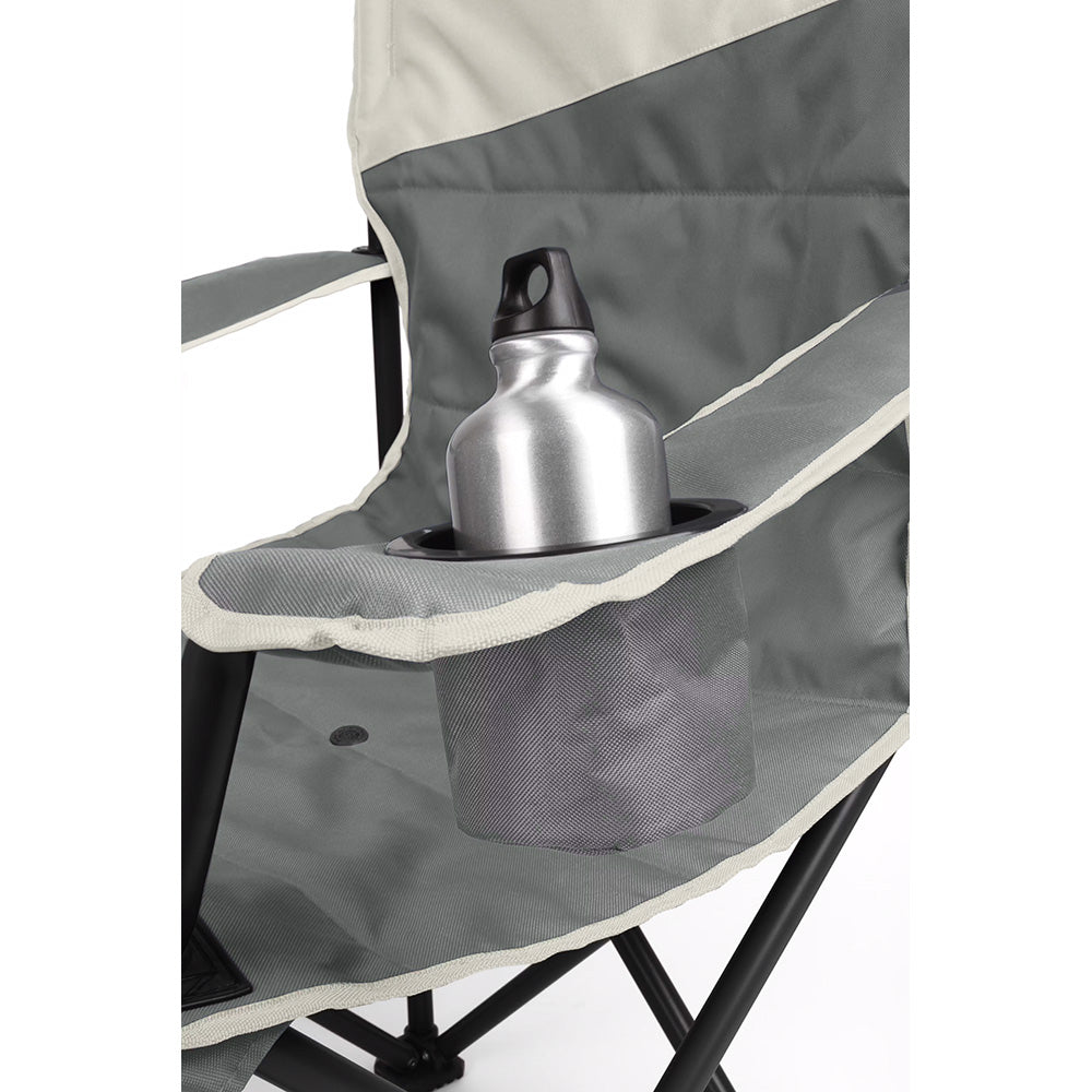 Coleman Big & Tall Quad Camping Chair - Grey - Skoutley Outdoors LLC
